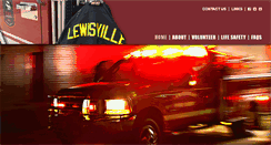 Desktop Screenshot of lewisvillefire.com